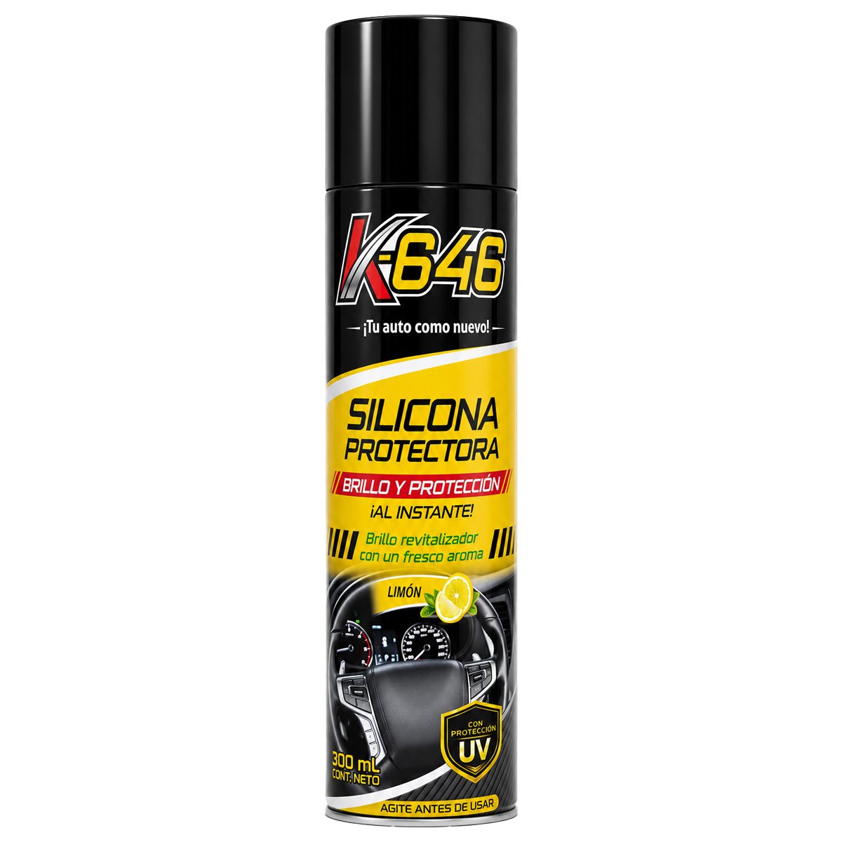 Silicona protectora K646 aroma limón de 300 ml